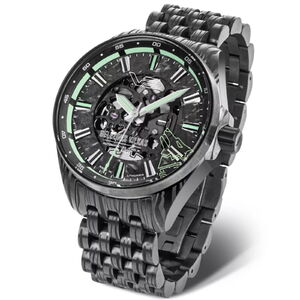 326D777-B Vostok Europe Space Race Iron Wolf Limited Edition automata f&eacute;rfi anal&oacute;g kar&oacute;ra