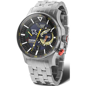 595A735-B Vostok Europe Expedition North Pole-1 Solar Power f&eacute;rfi anal&oacute;g kar&oacute;ra