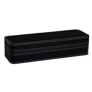 968 Cipz&aacute;ros műbőr &oacute;ratart&oacute; doboz 6db &oacute;r&aacute;hoz